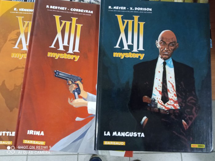 XIII n. 1/7 -1° serie + n° 1/8 -2° serie Mystery - Dargaud - 15 Comic - Første udgave - 2000