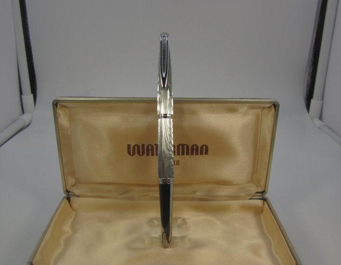 Rara e Pregiata Waterman C/F "Effetto Moirè" -  Pennino oro 750, Vintage anni '50 - Fyldepen