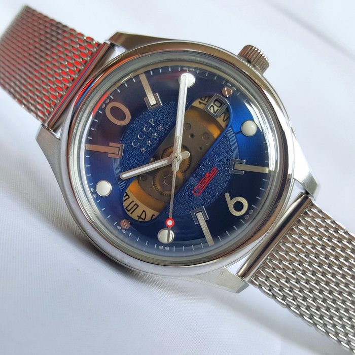 CCCP - KOROLEV - Limited Edition * 1 - 140 * - Space Race - Automatic Slava - Rare - Ingen mindstepris - Mænd - Ny