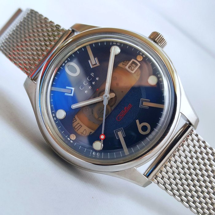 CCCP - KOROLEV - Limited Edition * 1 - 140 * - Space Race - Automatic Slava - Rare - Ingen mindstepris - Mænd - Ny