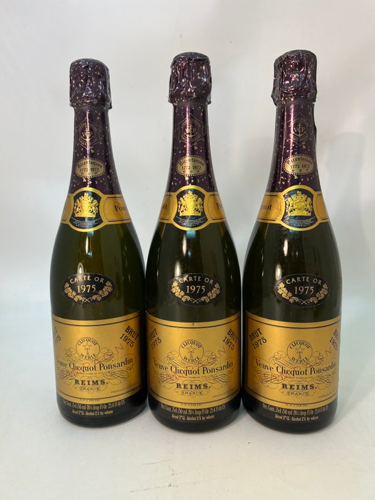 reims, Veuve Clicquot Ponsardin - Reims Brut - 3 Flaske (0,75L)