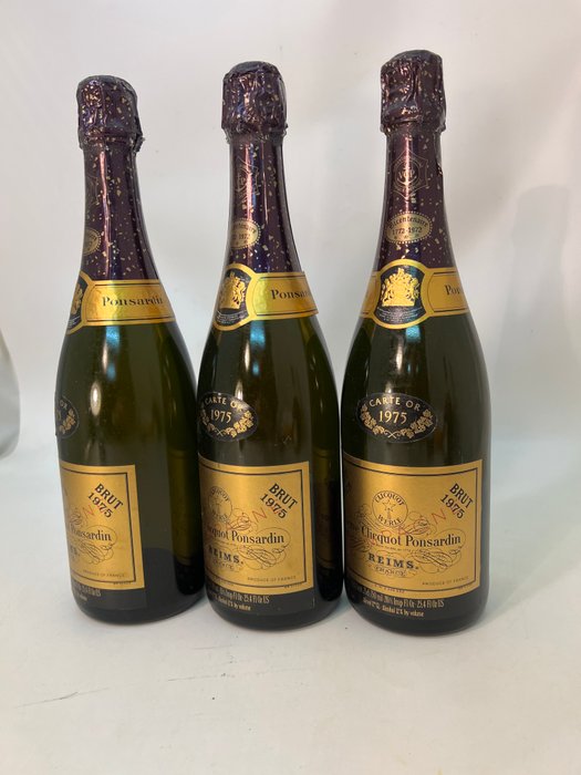 reims, Veuve Clicquot Ponsardin - Reims Brut - 3 Flaske (0,75L)