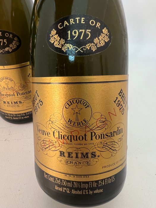 reims, Veuve Clicquot Ponsardin - Reims Brut - 3 Flaske (0,75L)