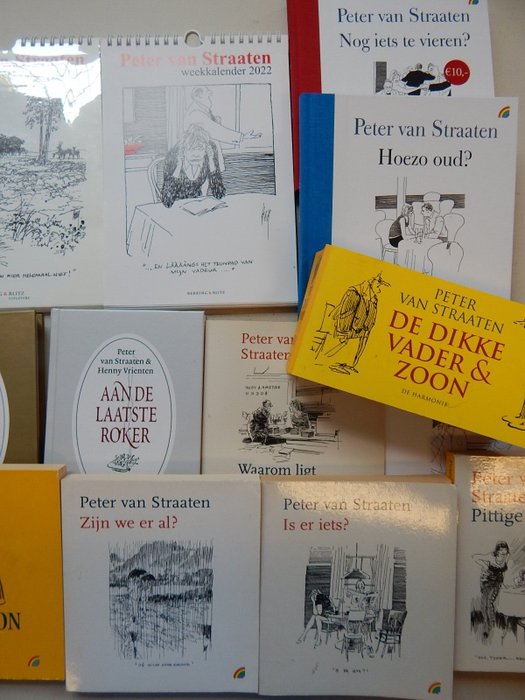 Peter van Straten - Harmonie themaboeken - lot met 13 uitgaven - oa weekkalenders + De Dikke Vader  Zoon - 13 Album - Flere udgaver