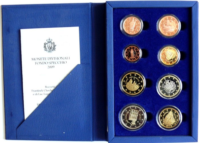 San Marino. Proof Set 2009  (Ingen mindstepris)