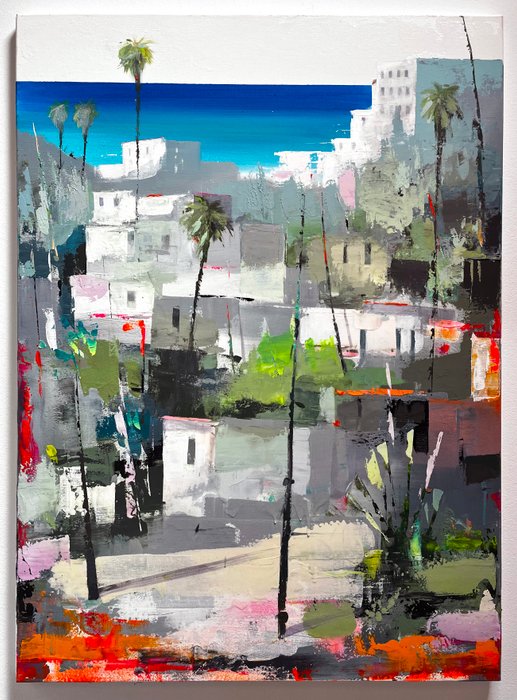 Pablo Fernandez Pujol (Winner of the Paul Ricard Artprice) - Study for Andalusian village - XL