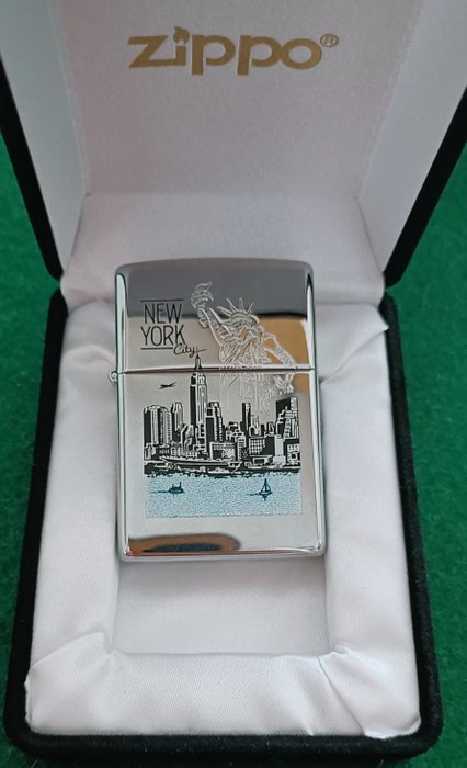 ZIPPO NEW YORK CITY - Lighter - Bronze (forgyldt og sølvbelagt/patineret/koldtmalet), Messing