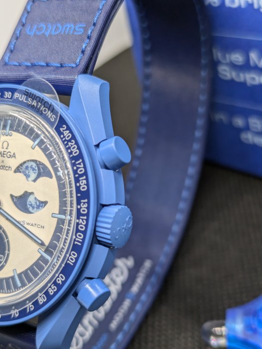 Swatch - The MoonSwatch Mission to the Super Blue Moonphase - Ingen mindstepris - Mænd - 2024