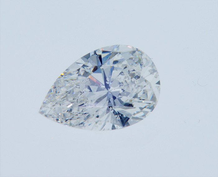 1 pcs Diamant  (Natur)  - 1.01 ct - Pære - G - SI2 - International Gemological Institute (IGI) - g11