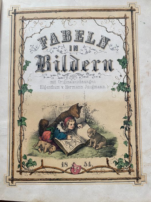 Hermann Jungmann - Fabeln in Bildern - Ein Bilderbuch für Kinder - 1854