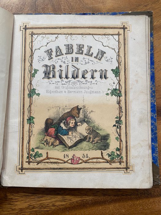 Hermann Jungmann - Fabeln in Bildern - Ein Bilderbuch für Kinder - 1854