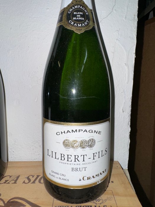 Lilbert-Fils, Blanc de Blancs - Champagne Brut, Grand Cru - 2 Flasker (0,75 L)