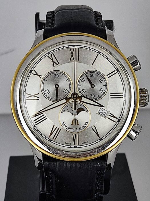 Maurice Lacroix - Les Classiques Moonphase Chronograph - Ingen mindstepris - LC1138 - Mænd - 2011-nu