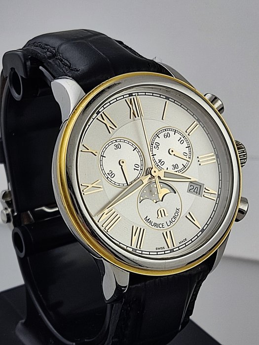 Maurice Lacroix - Les Classiques Moonphase Chronograph - Ingen mindstepris - LC1138 - Mænd - 2011-nu