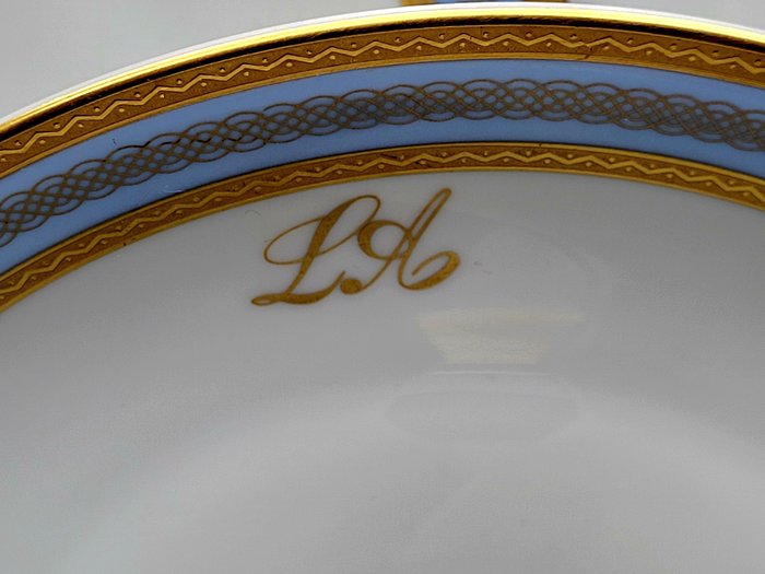 HC Selb Bavaria - Bordservice (10) - Heinrich guldmonogram - Porcelæn