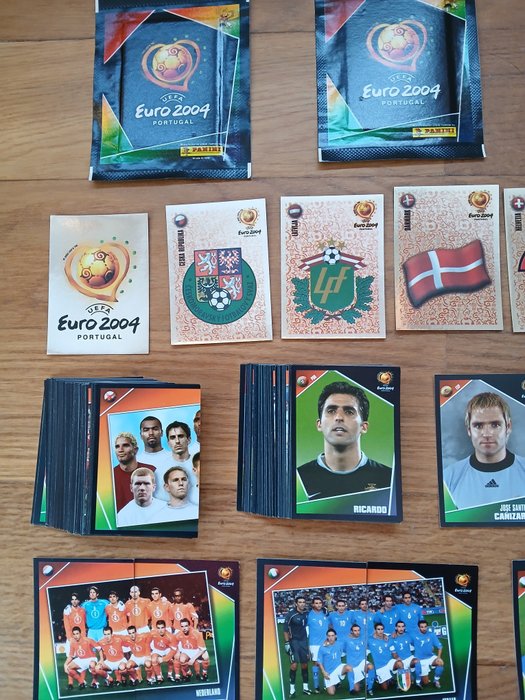 Panini - Euro 2004 - Including Zlatan / Antonio Cassano / Robert Pires / Frank Lampard / Iker Casillas / Guti / Fernando Pack