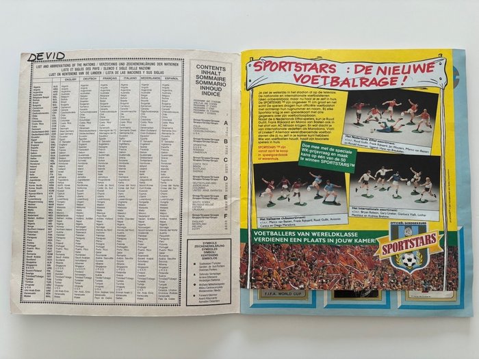 Panini - Italia 90 World Cup - 1 Complete Album