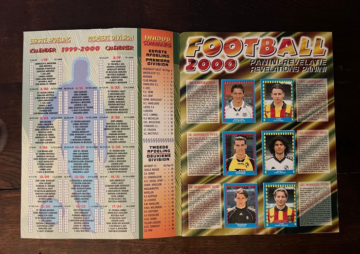 Panini - Football 2000 Belgium Complete Album