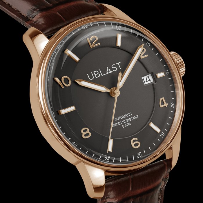 Ublast - Elegant Date - REF.UBEL40GGR - Ingen mindstepris - Automatic - Mænd - Ny