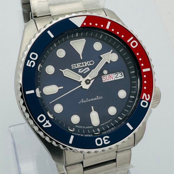 Seiko - Sport 5 Automatic Pepsi Bezel - Ingen mindstepris - Mænd - 2011-nu