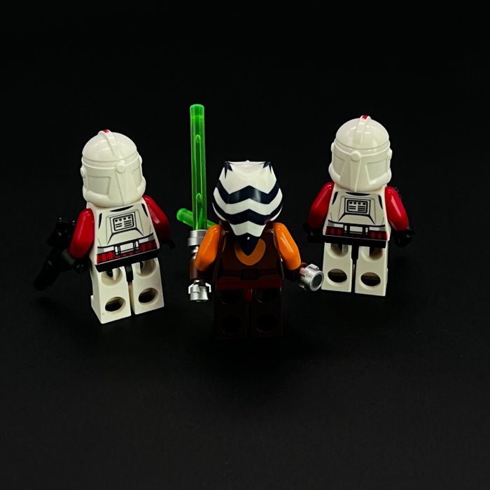 Lego - Star Wars - sw0413 - Lego Star Wars - Ahsoka (padawan) + 2x Shock Trooper - 2000-2010 - Danmark