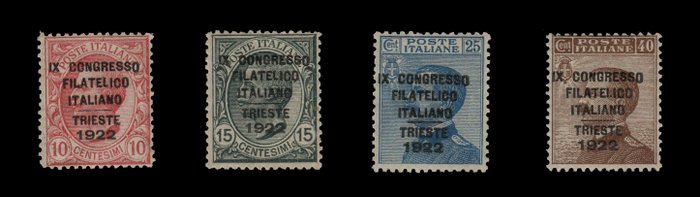 Italien Kongerige 1922 - MNH FILATELISK KONGRESS** CENTERET