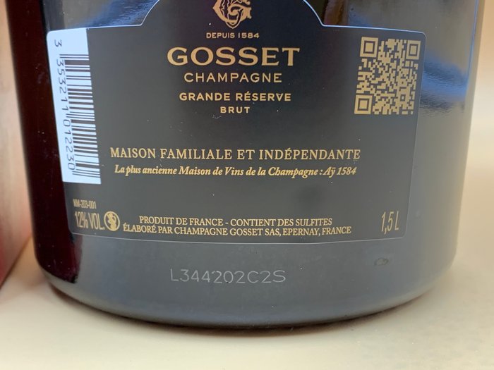 Gosset, Grande Réserve - Champagne - 1 Magnum (1,5 L)