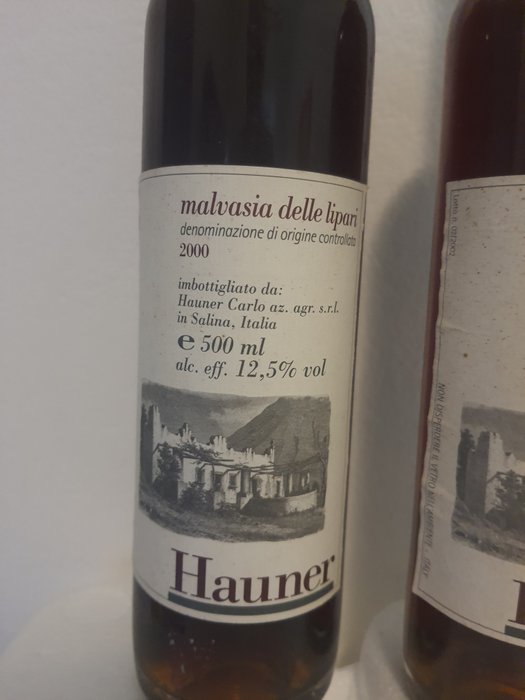 2000 Hauner, Malvasia delle Lipari - Sicilien DOC - 2 Jennies (0,5 L)