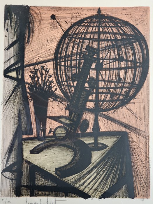 Bernard Buffet (1928-1999) - Le microscope