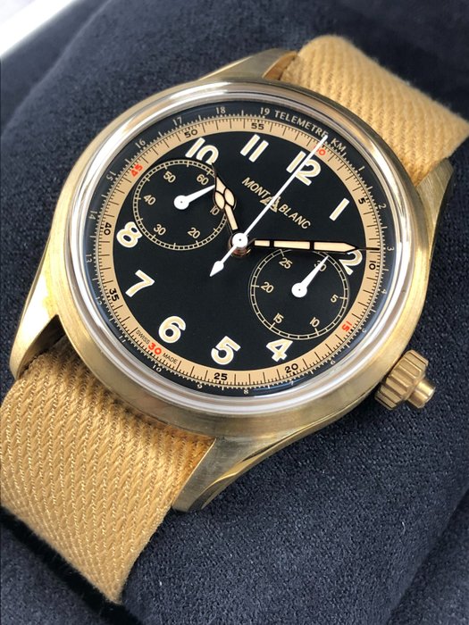 Montblanc - 1858 Monopusher Bronze Chronograph Automatic Limited Edition - 125583 - Mænd - 2011-nu