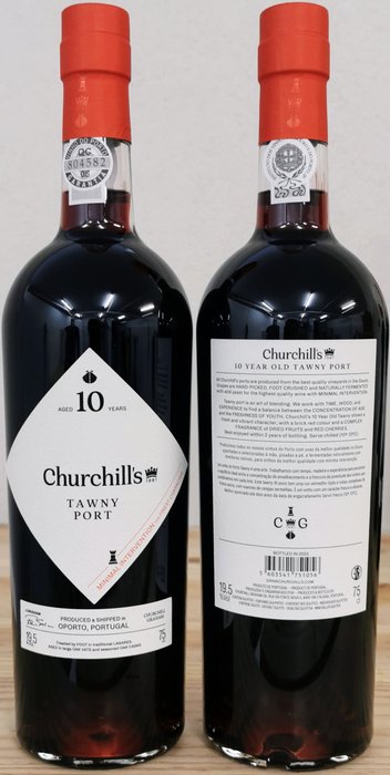 Churchill's - Douro 10 years old Tawny - 6 Flasker (075 L)