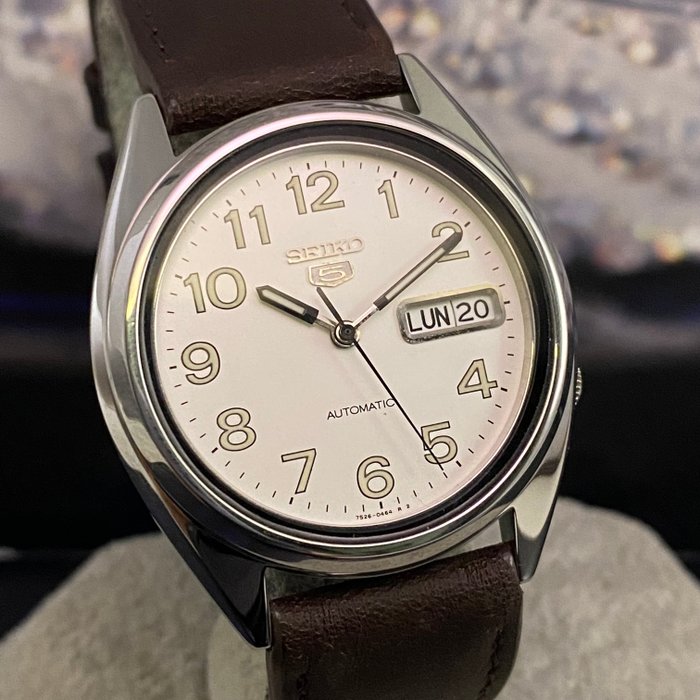 Seiko - Seiko 5 Automatic Day-Date - Ingen mindstepris - 7S26--3180 - Mænd - 1970-1979