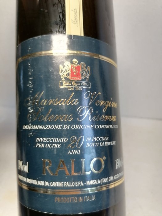 Cantine Rallo, Marsala Vergine Riserva 20 anni - Sicilien - 1 Magnum (1,5 L)