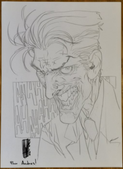 Alessandro Vitti - 1 Original drawing - Joker - 2018