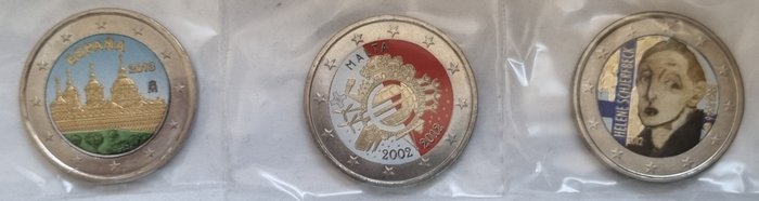 Europa. 2 Euro 2004/2015 (20 verschillende)  (Ingen mindstepris)