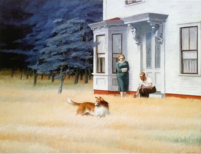 Edward Hopper - Cape Cod Evening - Artprint - 50 x 40 cm