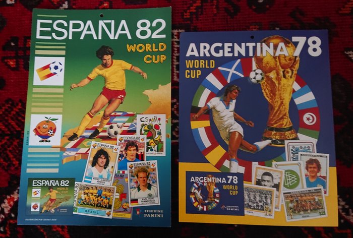 Panini - World Cups Argentina 78 + España 82 - Promoposters Mixed collection