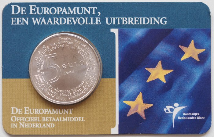 Holland. 5 Euro 2004 "Europamunt" coincard  (Ingen mindstepris)