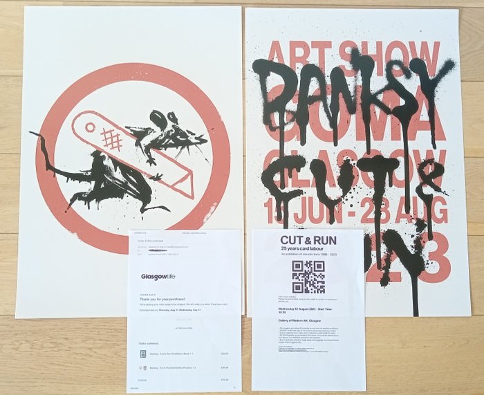 Banksy (after) - banksy - Cut And Run Posters Banksy - 2020'erne