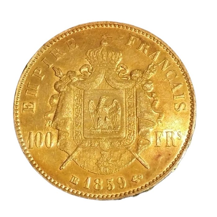 Frankrig Napoléon III 100 Francs 1859