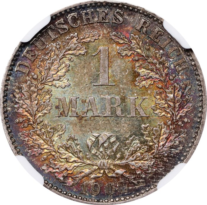 Tyskland. Wilhelm II. 1 Mark 1904 - NGC MS 62