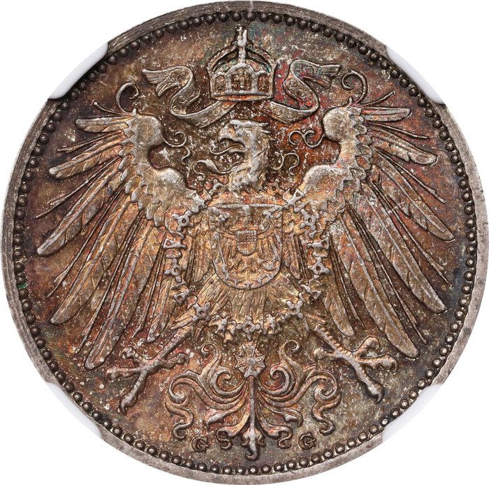 Tyskland. Wilhelm II. 1 Mark 1904 - NGC MS 62