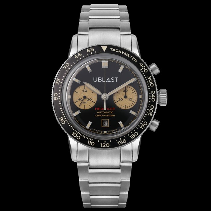 Ublast - HERITAGE - REFUBHE43SBKB - Automatic Swiss MOVT - Mænd - Ny