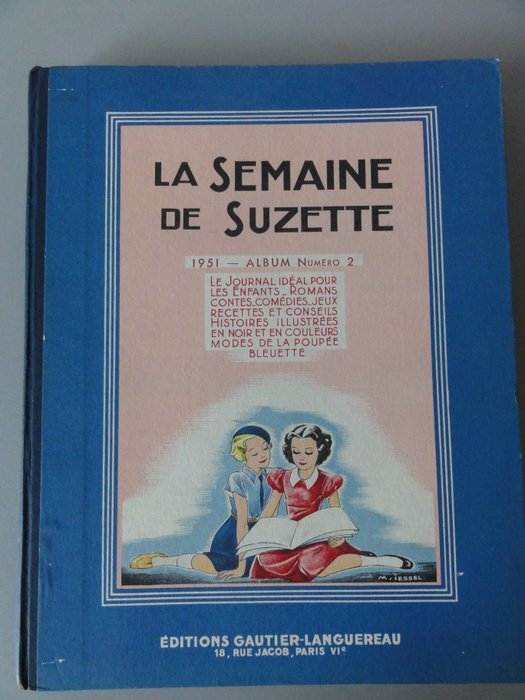 La semaine de Suzette Nr 2 + L'intrépide Nr 39 - 2 Album - Første udgave - 1951/1956