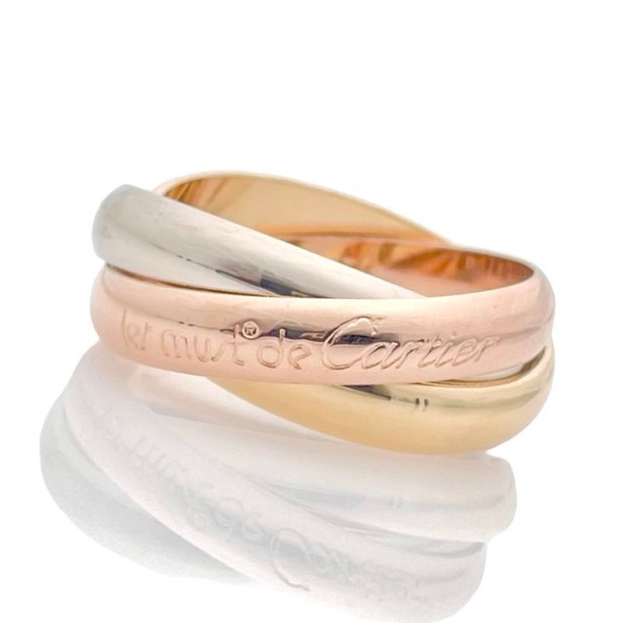 Cartier - Ring - Trinity - 18 kraat Gulguld - Klassisk Trinity Ring