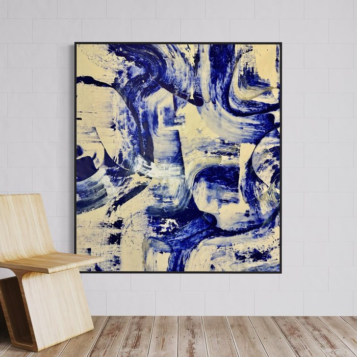 Timo Wedell (1994) - Blue Mirror II Like Yve‘s Klein - XXL · No Reserve