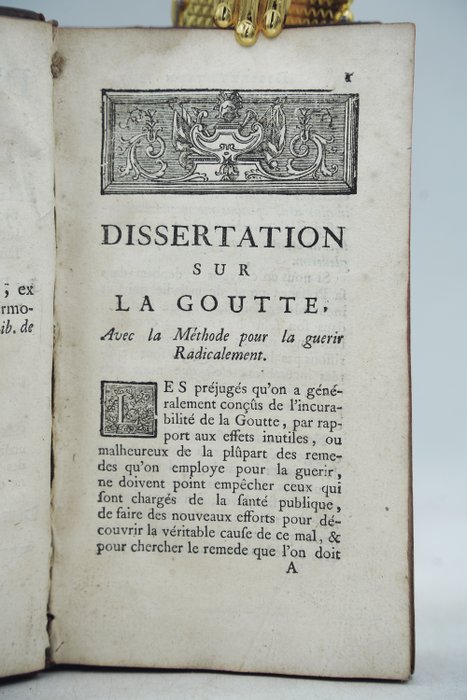 Pierre Desault - Dissertation sur la goutte - 1738