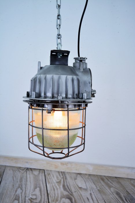 Hængende lampe - Aluminium, Glas, Stål