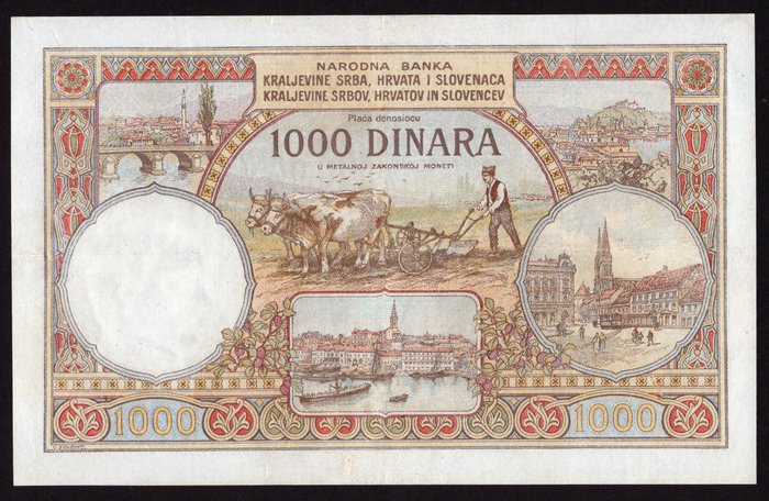 Jugoslavien. - 1000 Dinara 1920 - Pick 23a