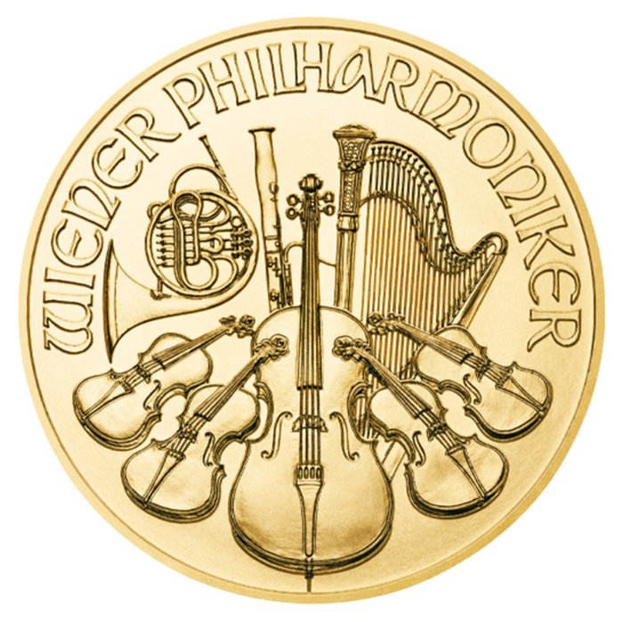 Østrig. 100 Euro 2024 Wiener Philharmoniker, 1 Oz (.999)